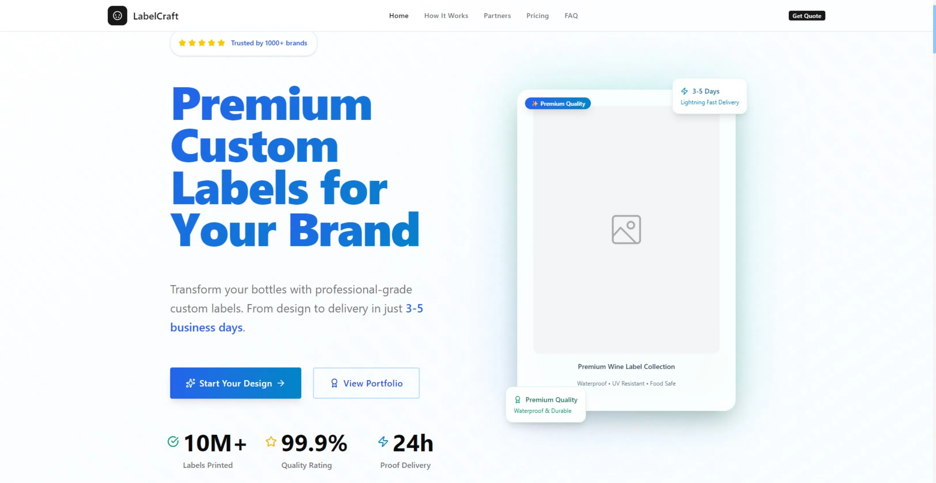 LabelCraft - “Custom Label Printing Services for Every Product”